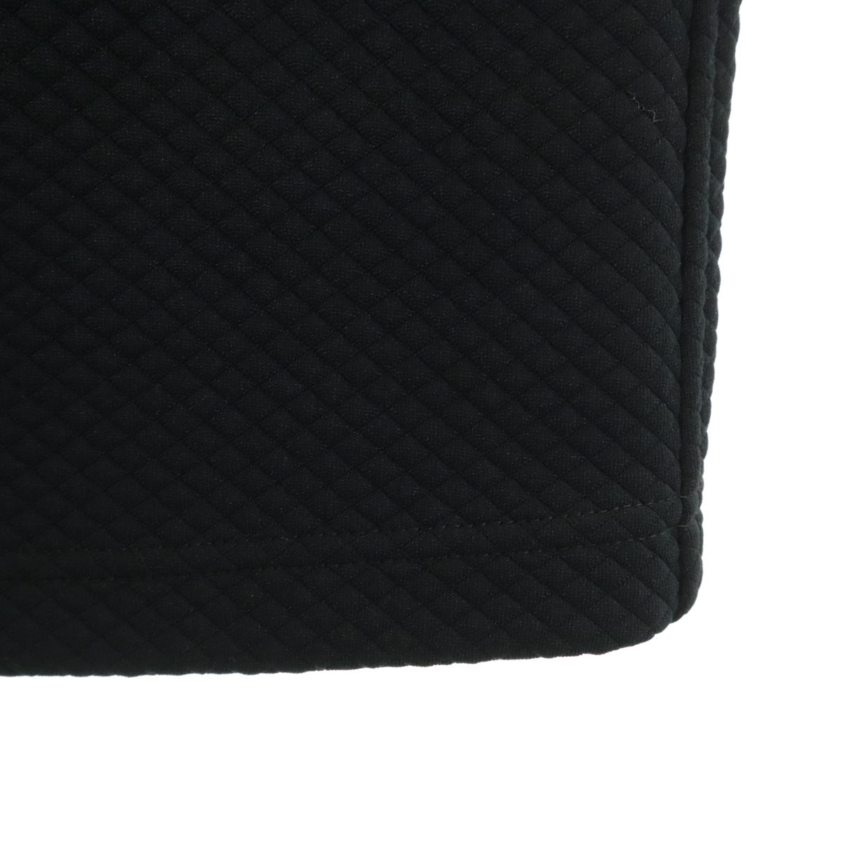 美品 ARMANI JEANS アルマーニジーンズ イタリア製 ミニ丈 キルティングスカート USA6 ブラック レディース