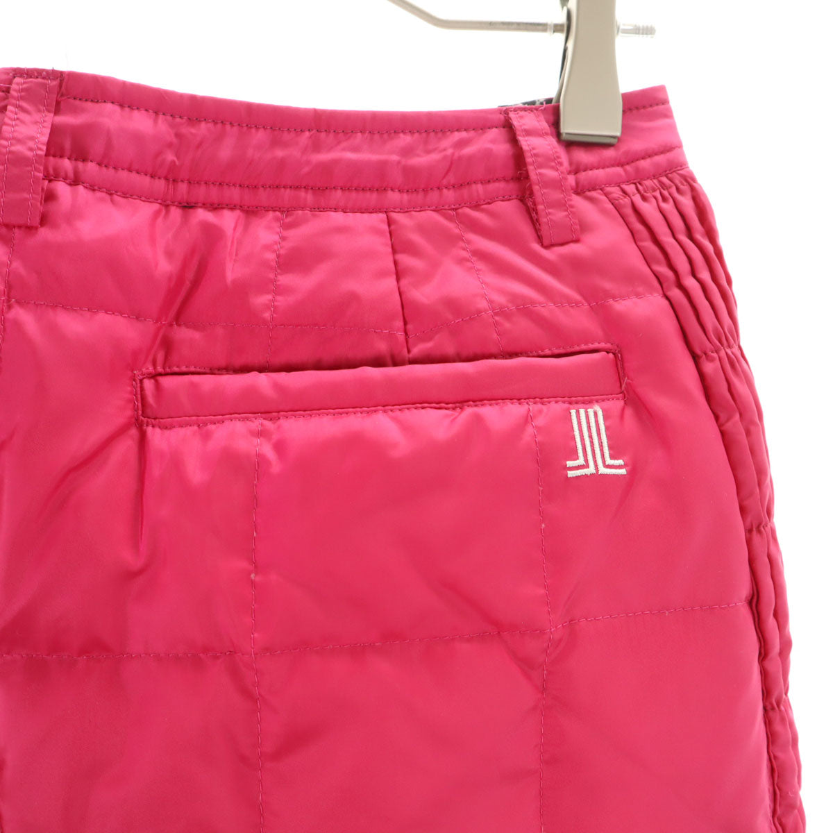 LANVIN SPORT ランバン スポーツ ミニ丈 リバーシブル ダウン スカート 38 ブラック系 レディース