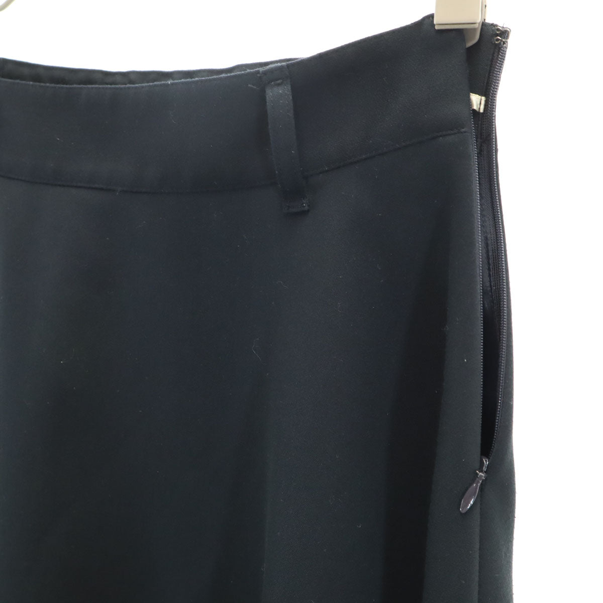 BLUE LABEL CRESTBRIDGE ブルーレーベルクレストブリッジ ミモレ丈 フレアスカート 38 濃紺 レディース