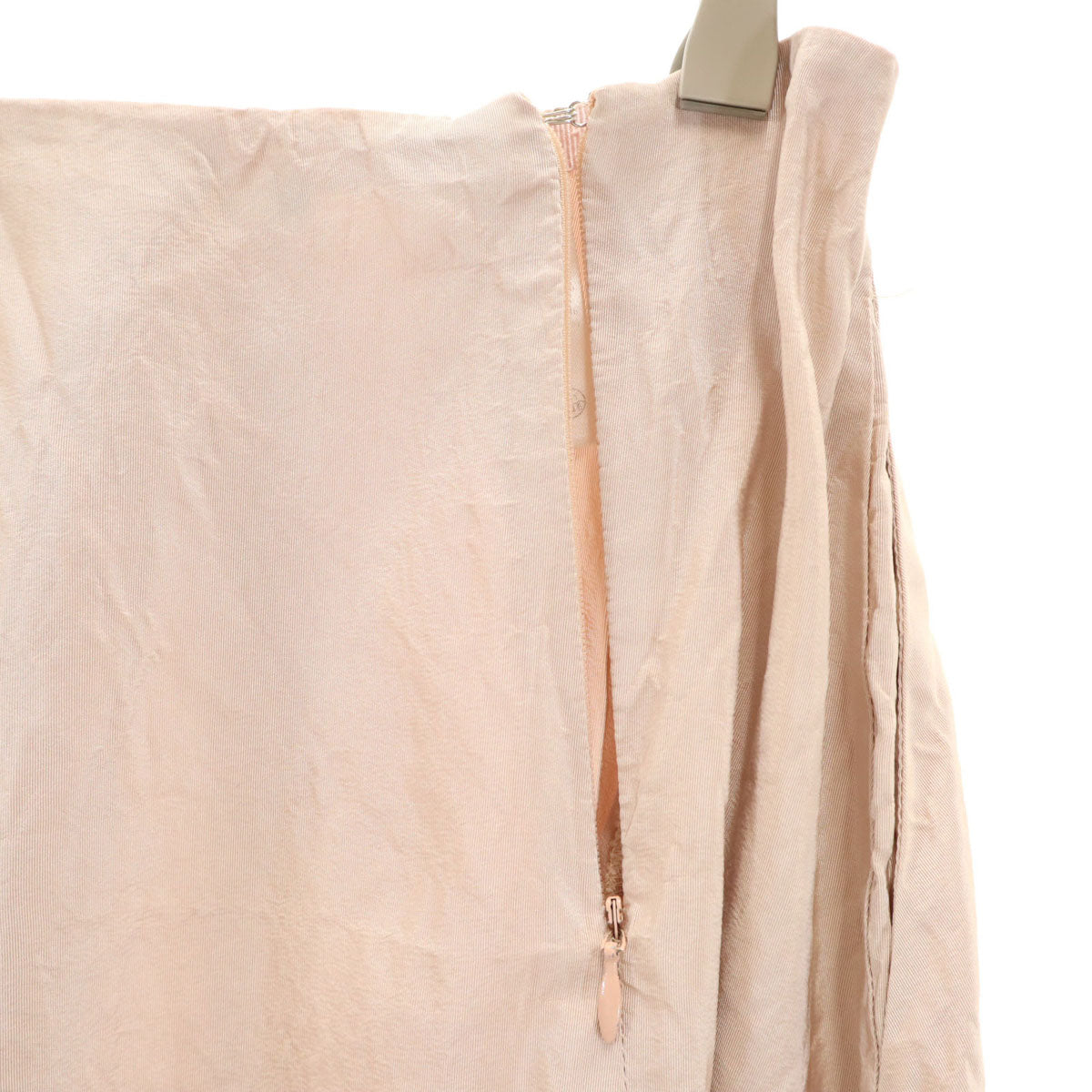 JIL SANDER NAVY ジルサンダーネイビー イタリア製 ミディ丈 プリーツスカート 34 ピンク レディース