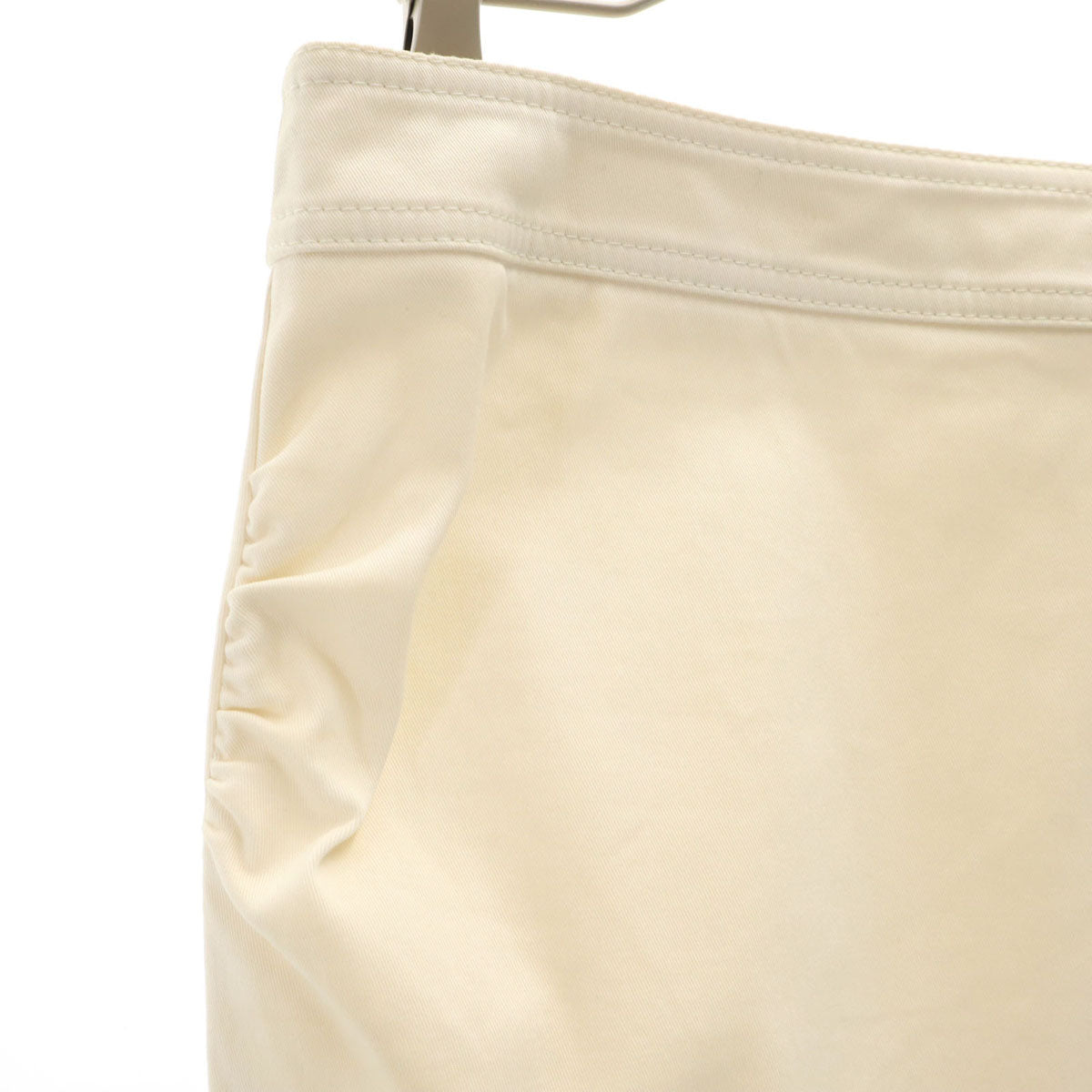 GUCCI グッチ イタリア製 ミモレ丈 タイトスカート 42 アイボリー レディース