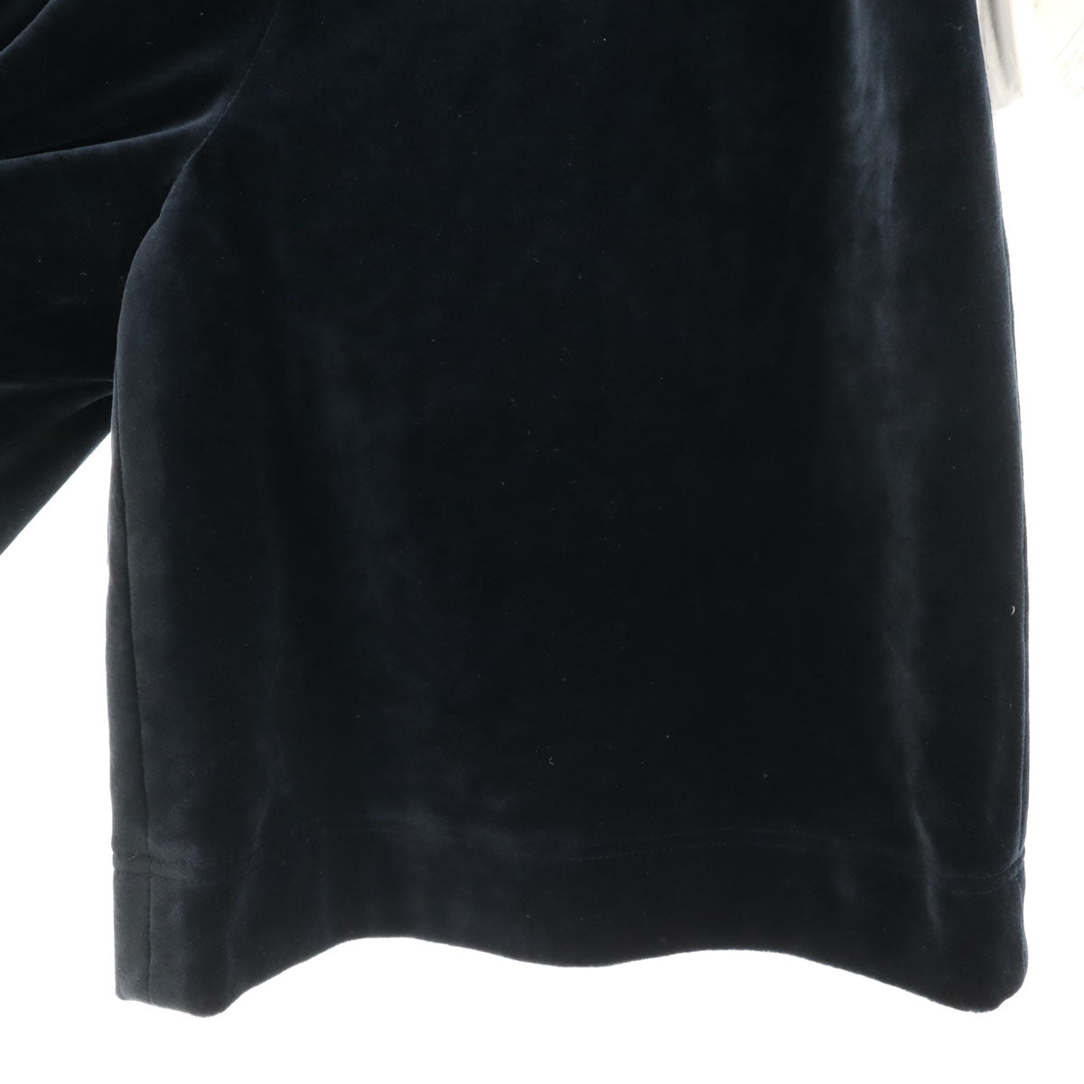 GIVENCHY ジバンシィ 90s 未使用 日本製 オールド ベロア ショートパンツ 9 ネイビー LIFE タグ付き レディース