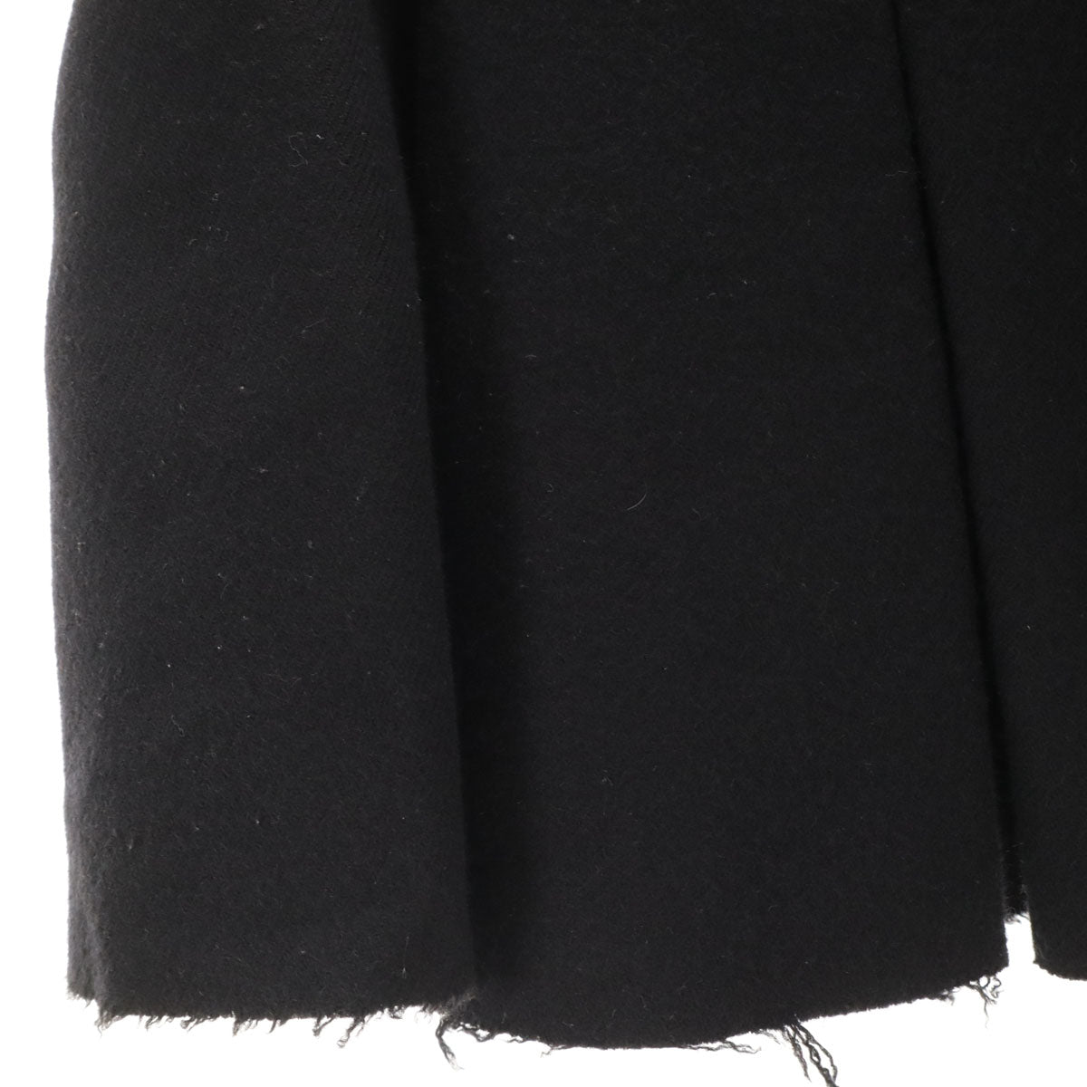 GIVENCHY ジバンシィ イタリア製 ウール プリーツ ミニスカート 38 ブラック レディース