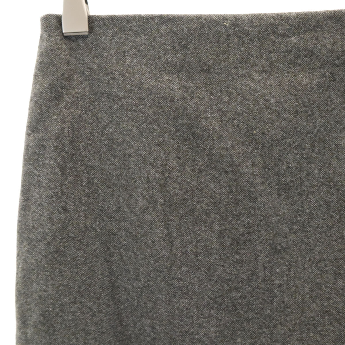 美品 agnes b. アニエスベー 日本製 膝丈スカート 36 チャコールグレー レディース