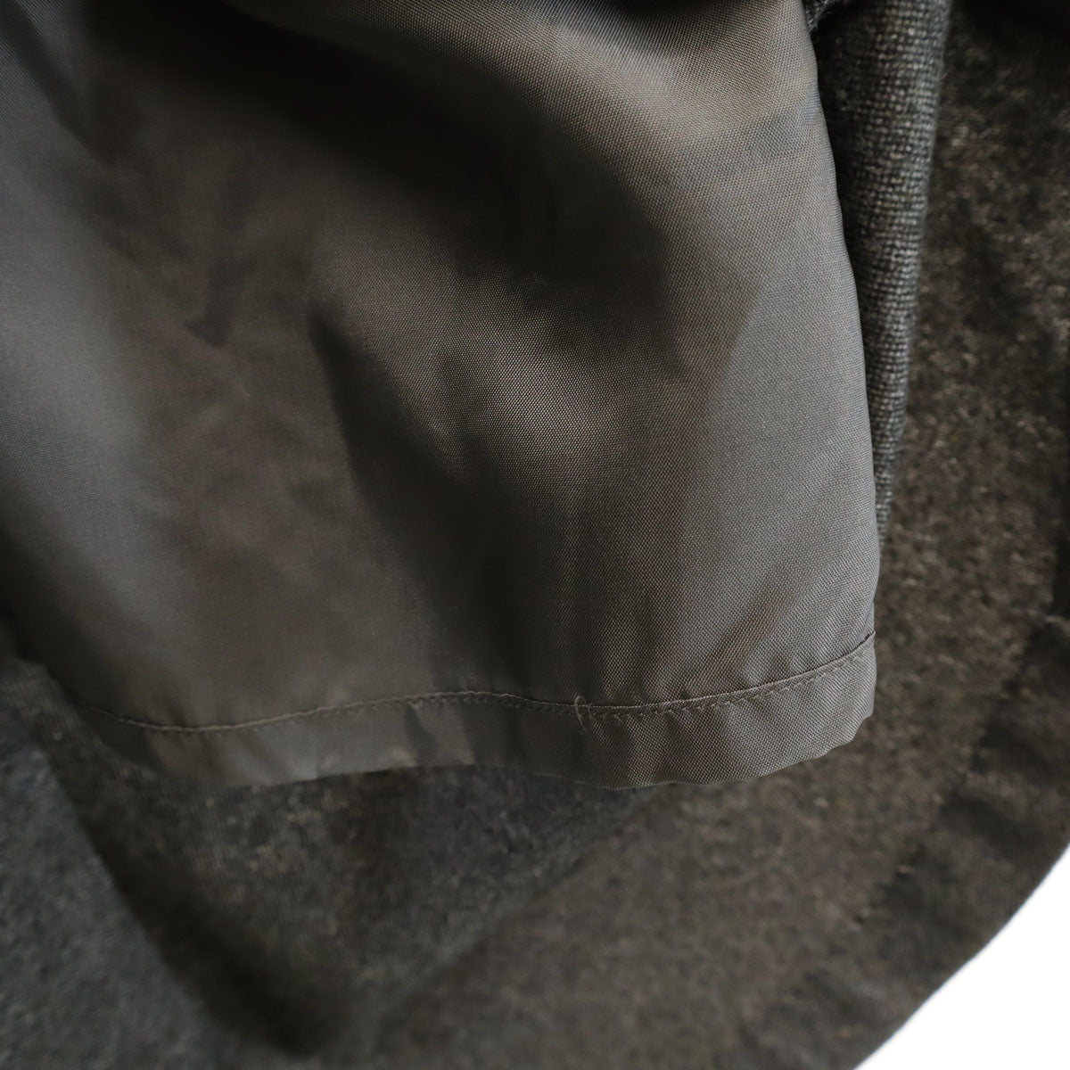 美品 agnes b. アニエスベー 日本製 膝丈スカート 36 チャコールグレー レディース