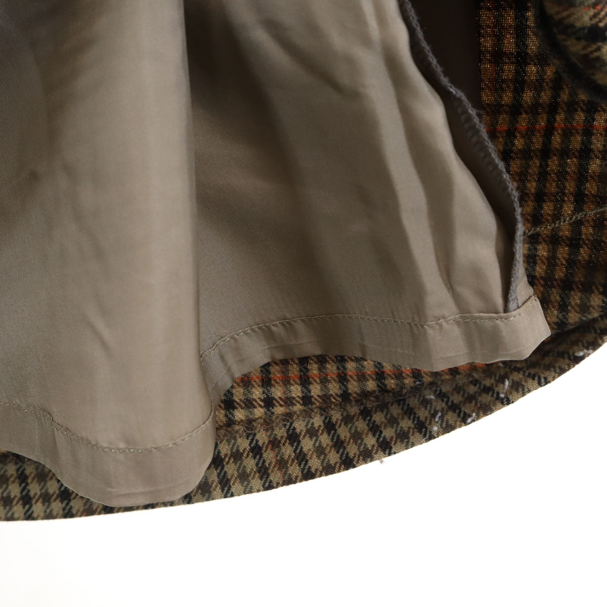 RALPH LAUREN ラルフローレン チェック柄 ロングスカート 9 ブラウン レディース