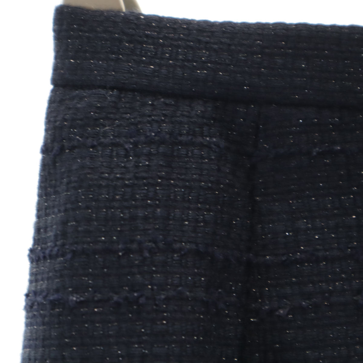 美品 HANAE MORI 森英恵 ハナエモリ ロング丈 タイトスカート 38 ネイビー レディース