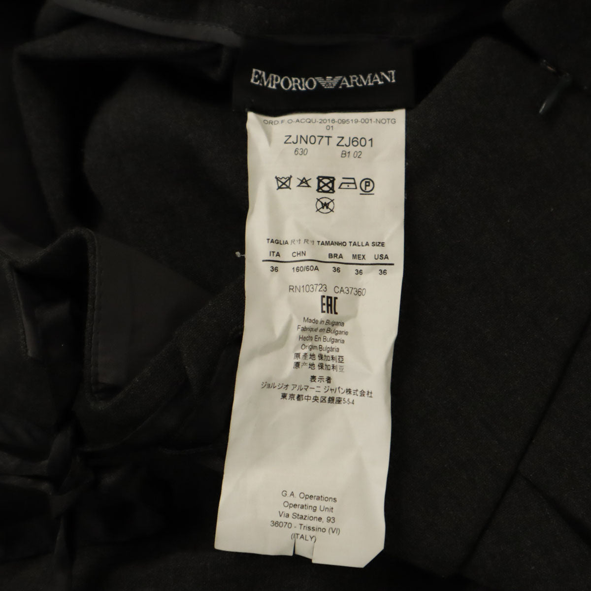 Emporio Armani エンポリオアルマーニ ミディ丈 プリーツスカート 36 グレー レディース