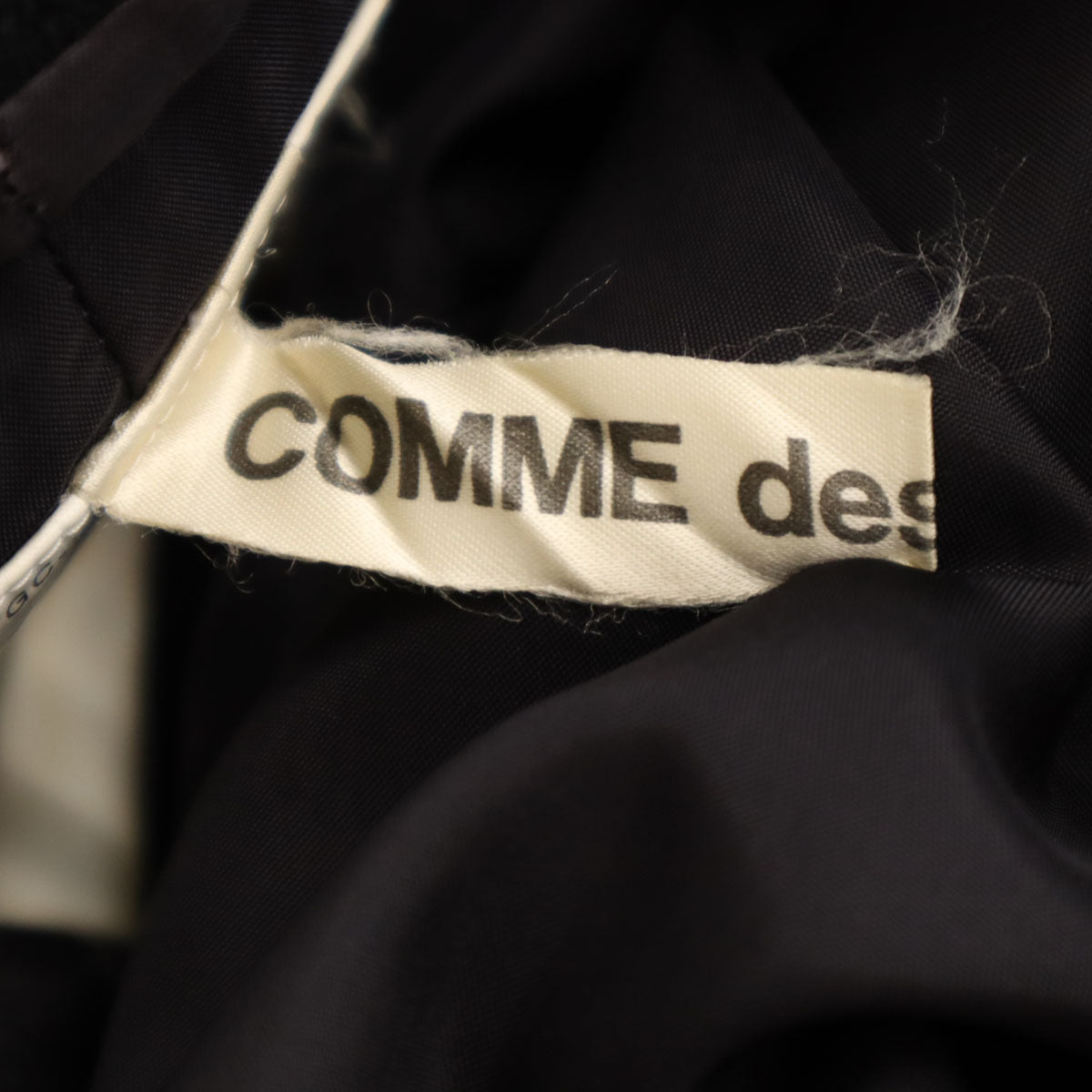 COMME des GARCONS コムデギャルソン 00s 2001年 日本製 ミモレ丈 スカート M ブラック レディース