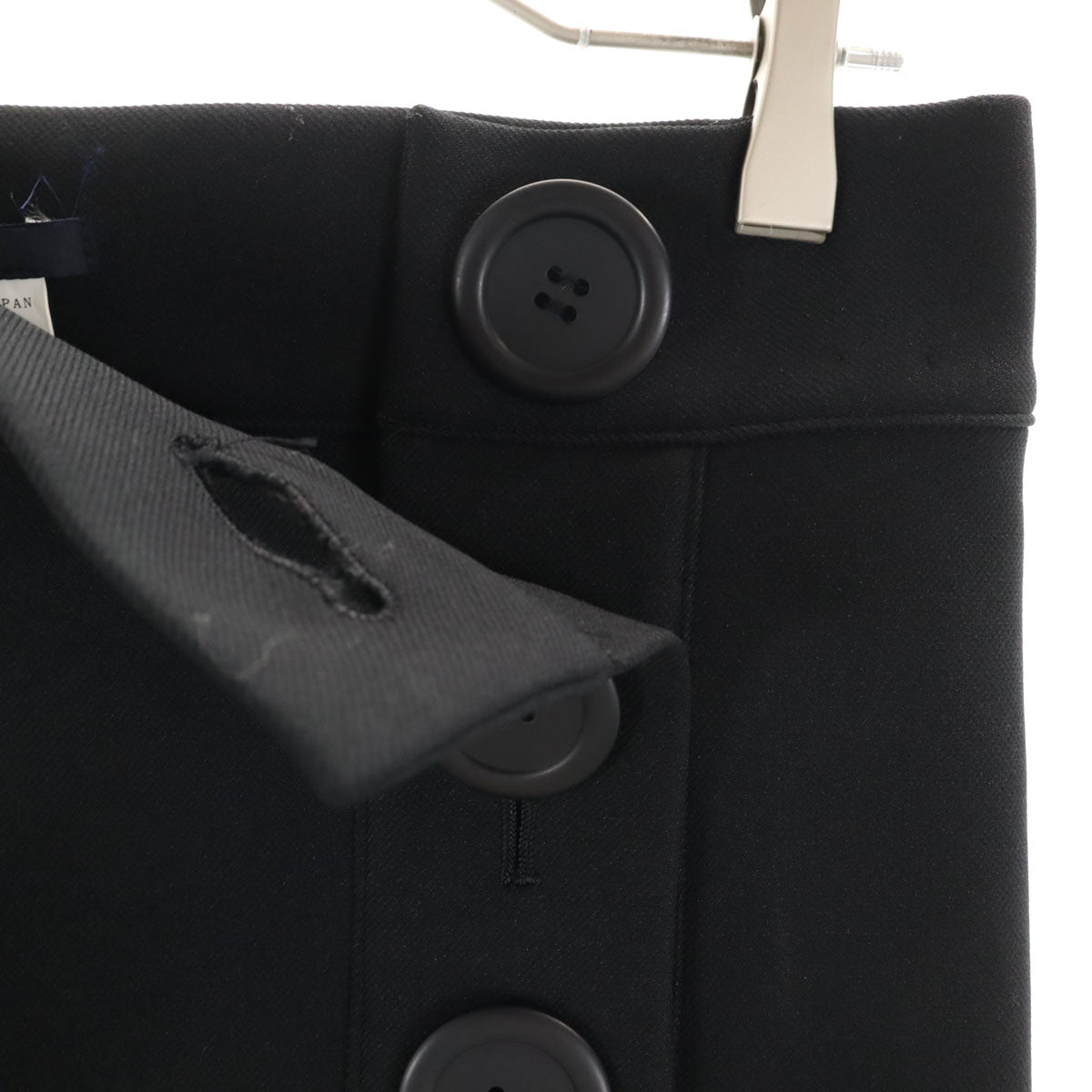 LIMI feu リミフー 日本製 ミニスカート XS ネイビー レディース