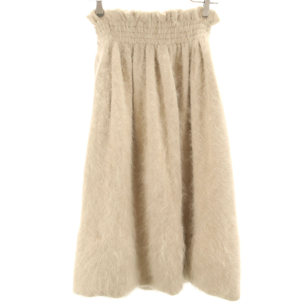 GIVENCHY ジバンシィ イタリア製 アンゴラブレンド ロング丈 スカート XS ベージュ レディース