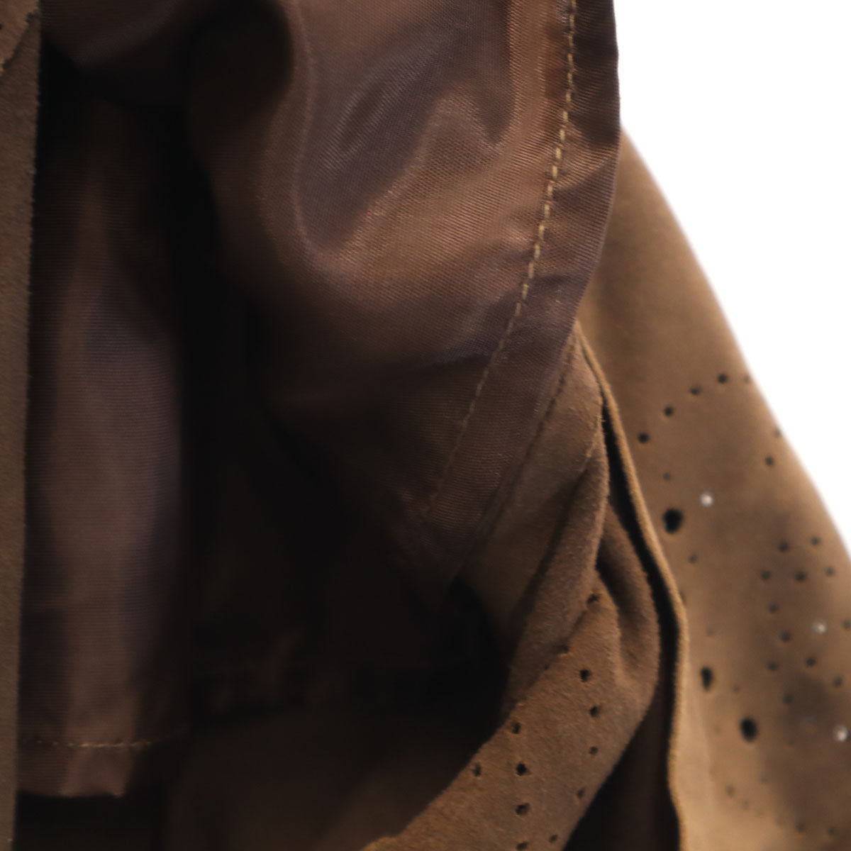 KENZO JUNGLE ケンゾージャングル 90s イタリア製 オールド ミディ丈 羊革 スエードレザー タイトスカート 36 ブラウン レディース