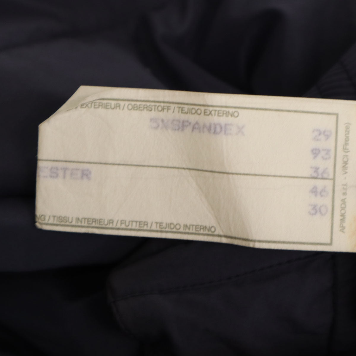 Emporio Armani エンポリオアルマーニ 90s イタリア製 オールド ミモレ丈 タイトスカート 38 ネイビー レディース