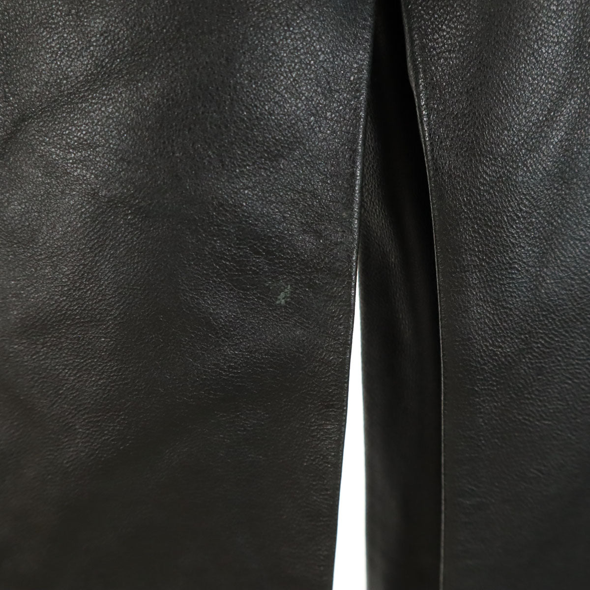 GUCCI グッチ イタリア製 ミディ丈 羊革 レザー スカート 42 ブラック レディース