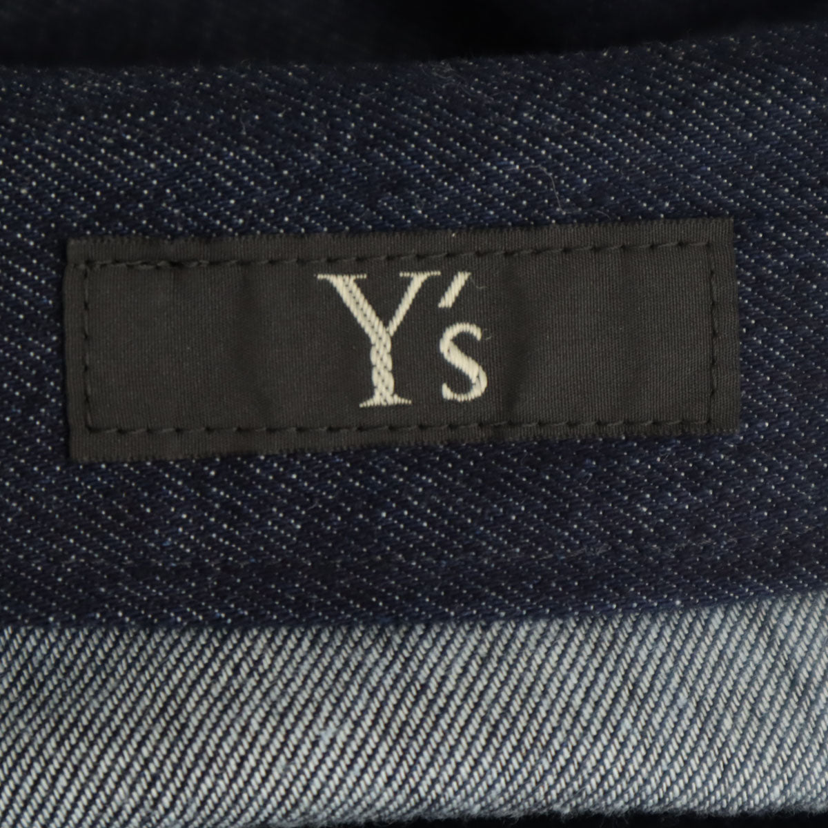 美品 Y's ワイズ 日本製 ロング丈 アシメ デニムスカート 1 インディゴ レディース