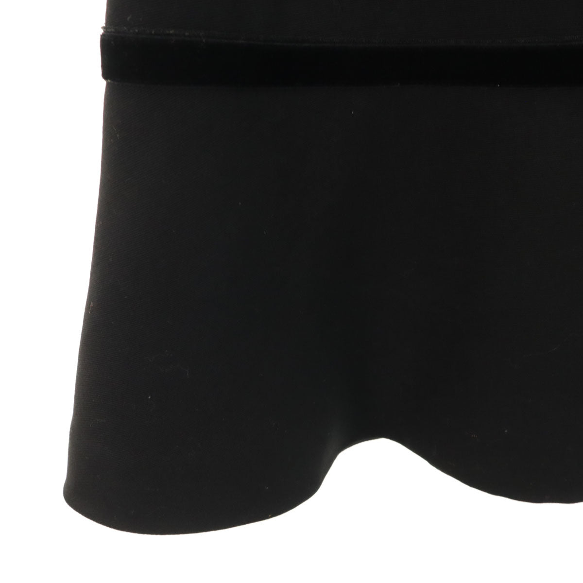 FOXEY フォクシー 日本製 ウール ミディ丈 フレアスカート 38 ブラック レディース