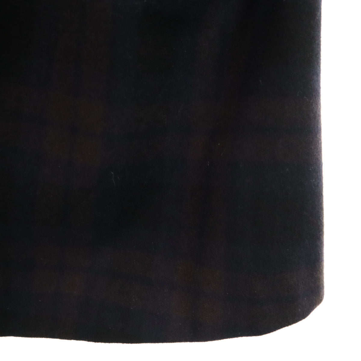 BURBERRY BLACK LABEL バーバリーブラックレーベル 日本製 ウールブレンド チェック柄 ミディ丈 プリーツスカート 36 ブラック系 三陽商会 レディース