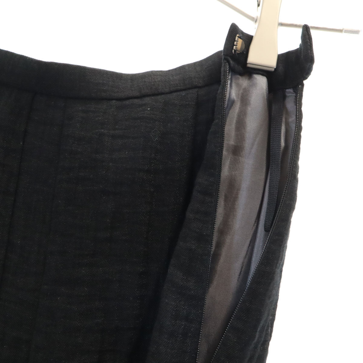 ADORE アドーア 日本製 ロング丈 フレアスカート 9 ブラック レディース