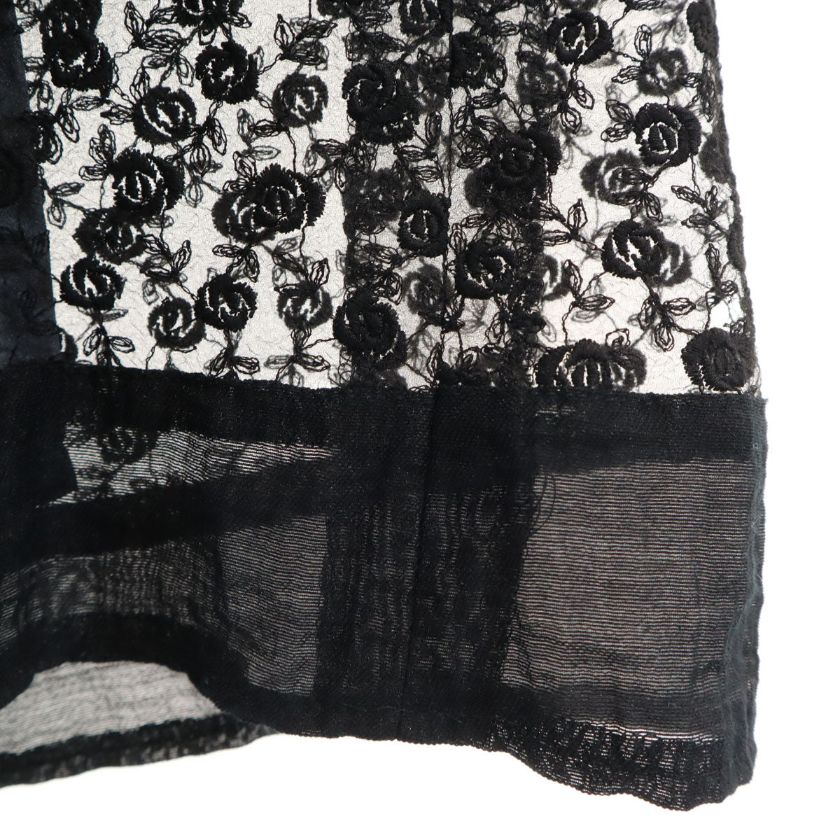 ADORE アドーア 日本製 ロング丈 フレアスカート 9 ブラック レディース