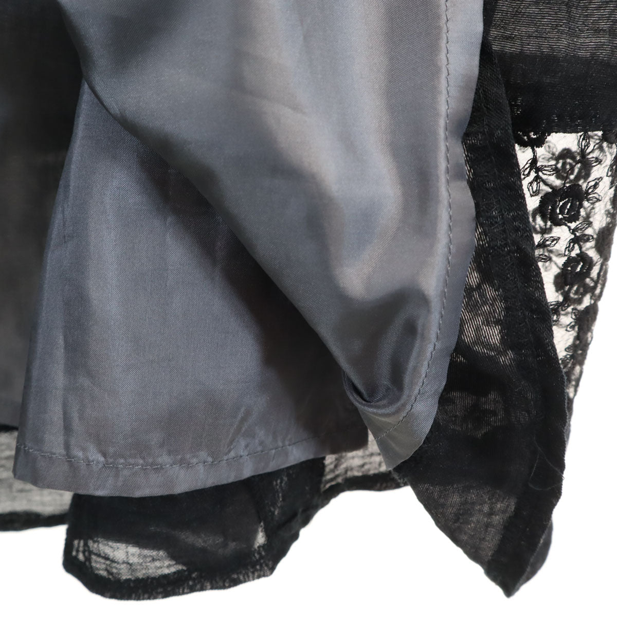 ADORE アドーア 日本製 ロング丈 フレアスカート 9 ブラック レディース