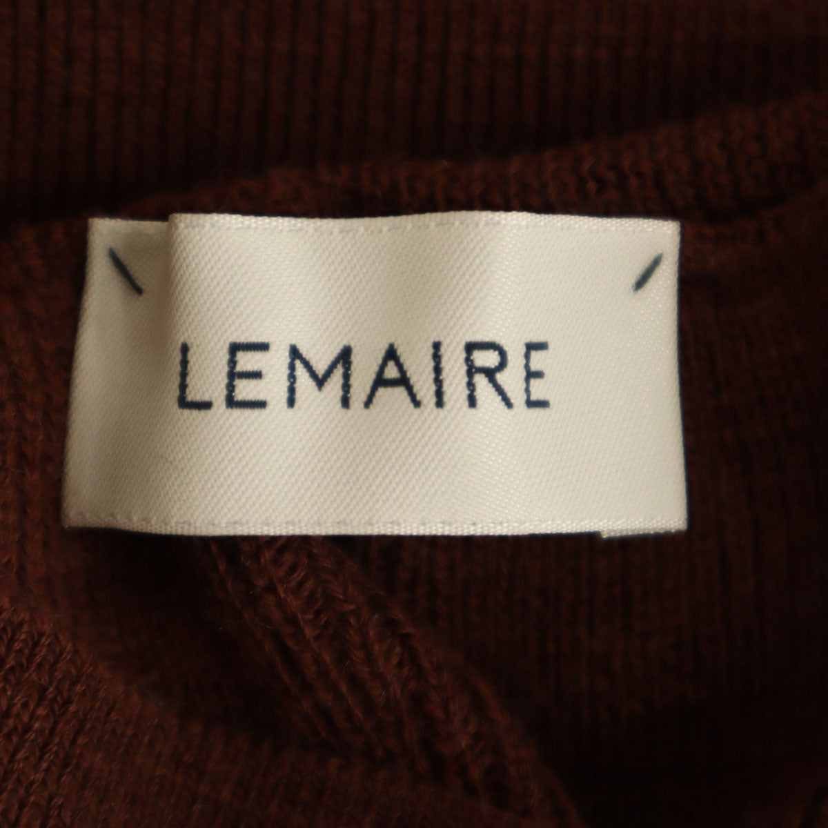 LEMAIRE ルメール イタリア製 ニット ロングスカート S ブラウン レディース
