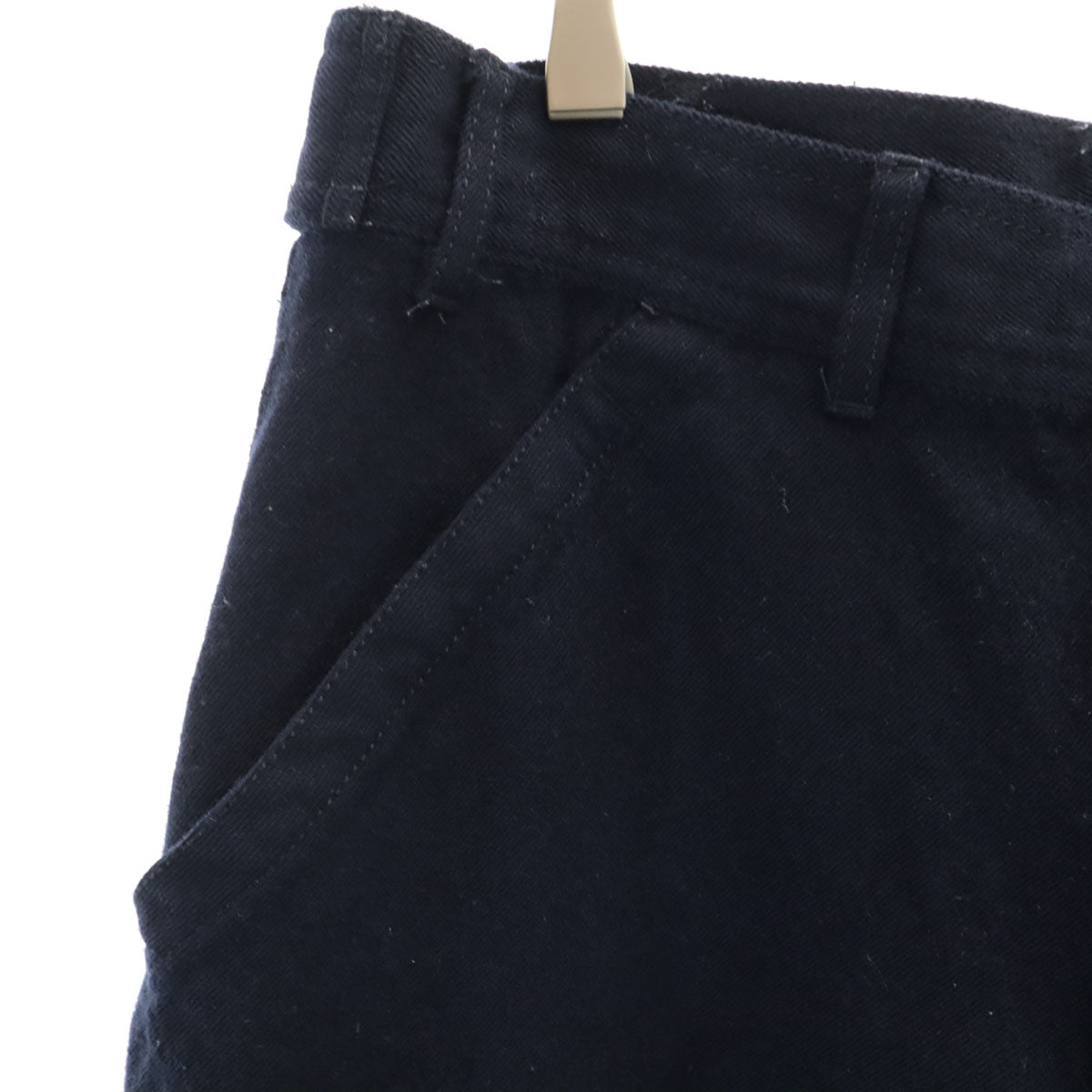 COMME des GARCONS SHIRT コムデギャルソンシャツ フランス製 ウール ショートパンツ XS 濃紺 メンズ