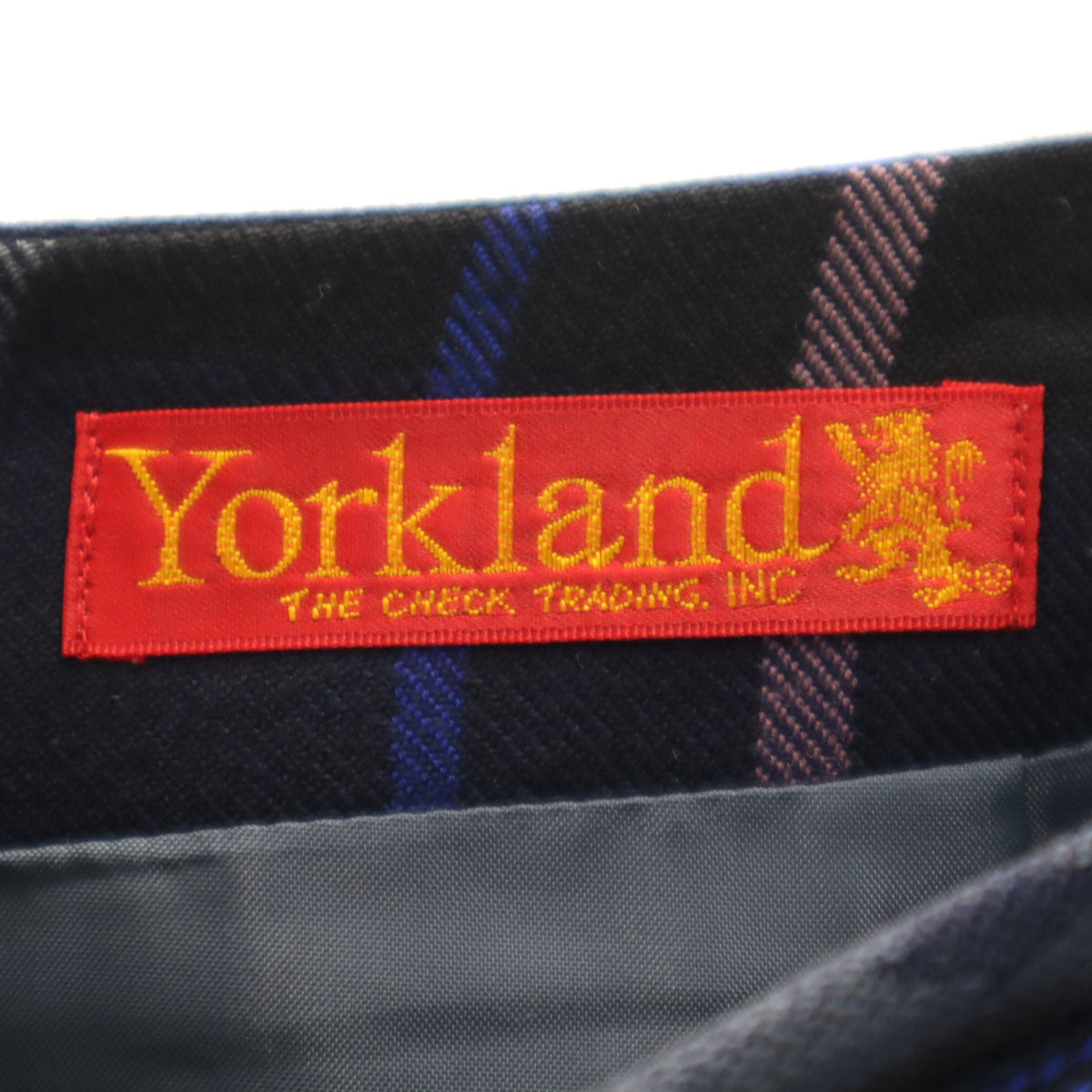 YORKLAND ヨークランド 日本製 ミディ丈 スカート 11AR グレー系 レディース
