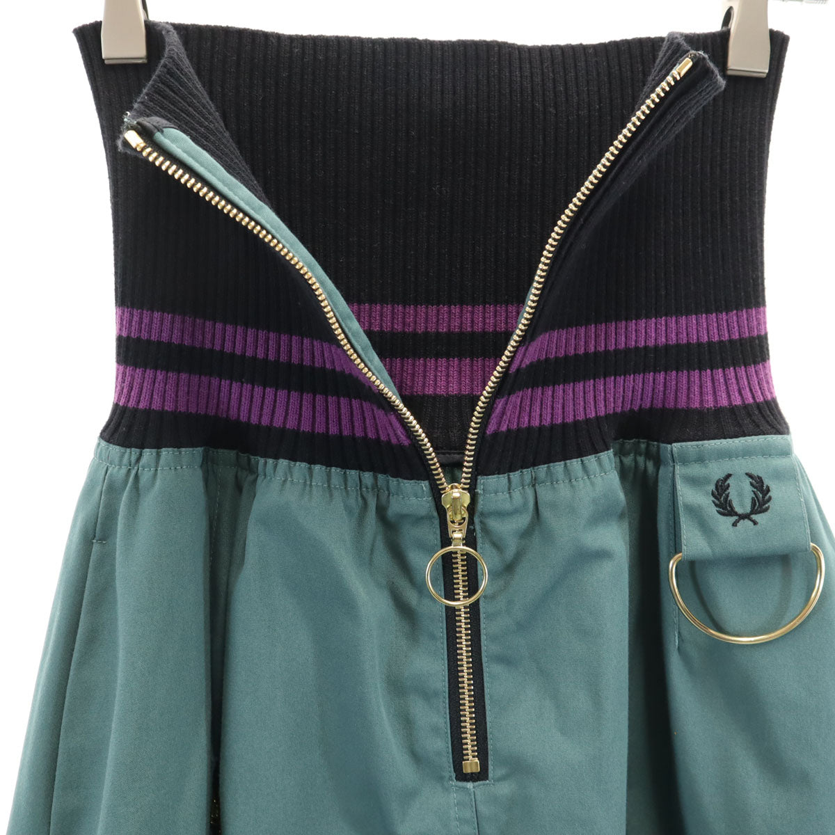 FRED PERRY フレッドペリー AKANE UTSUNOMIYA アカネウツノミヤ コラボ ミモレ丈 スカート F グリーン系 レディース