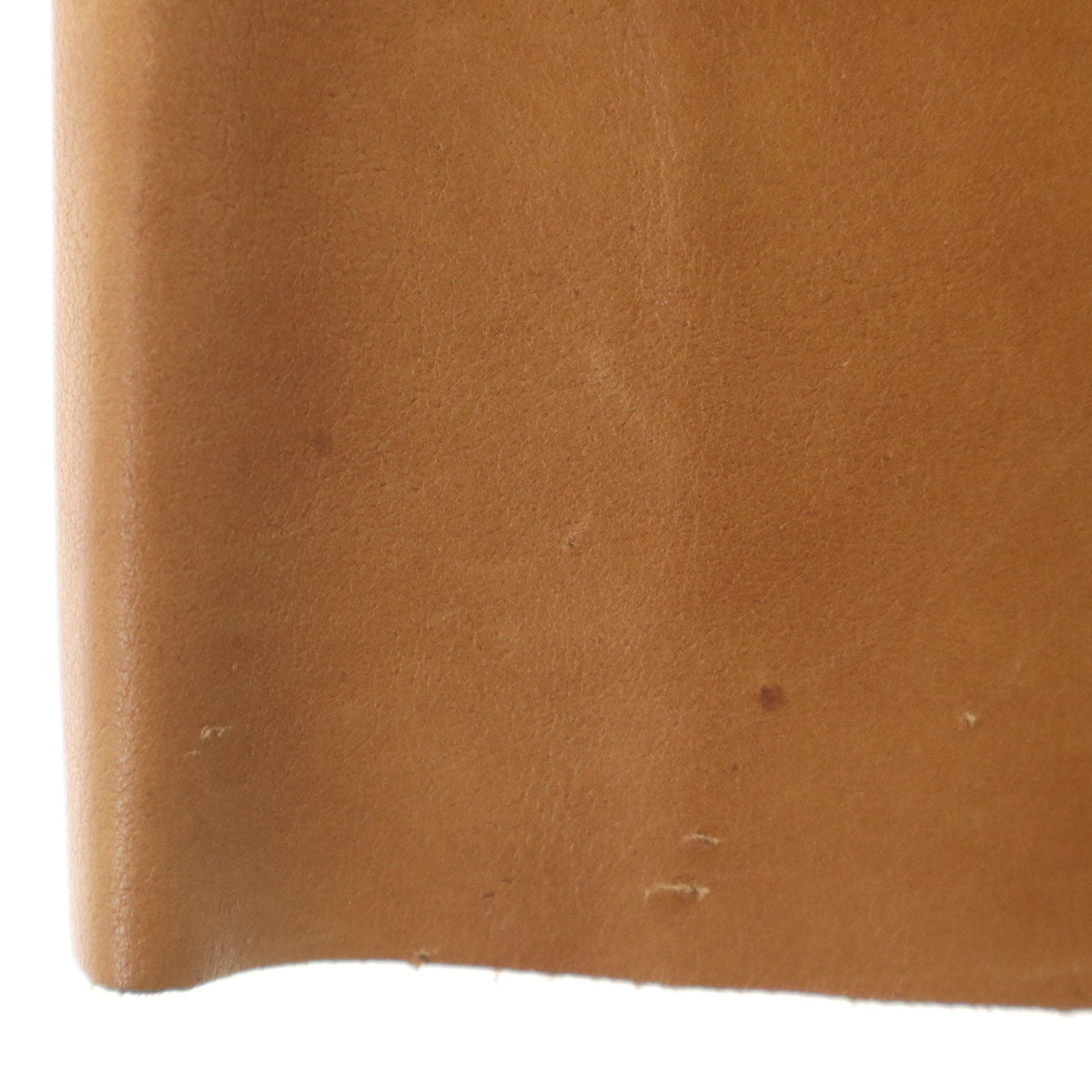 A.P.C. アーペーセー フランス製 牛革レザー ミディスカート M ブラウン レディース