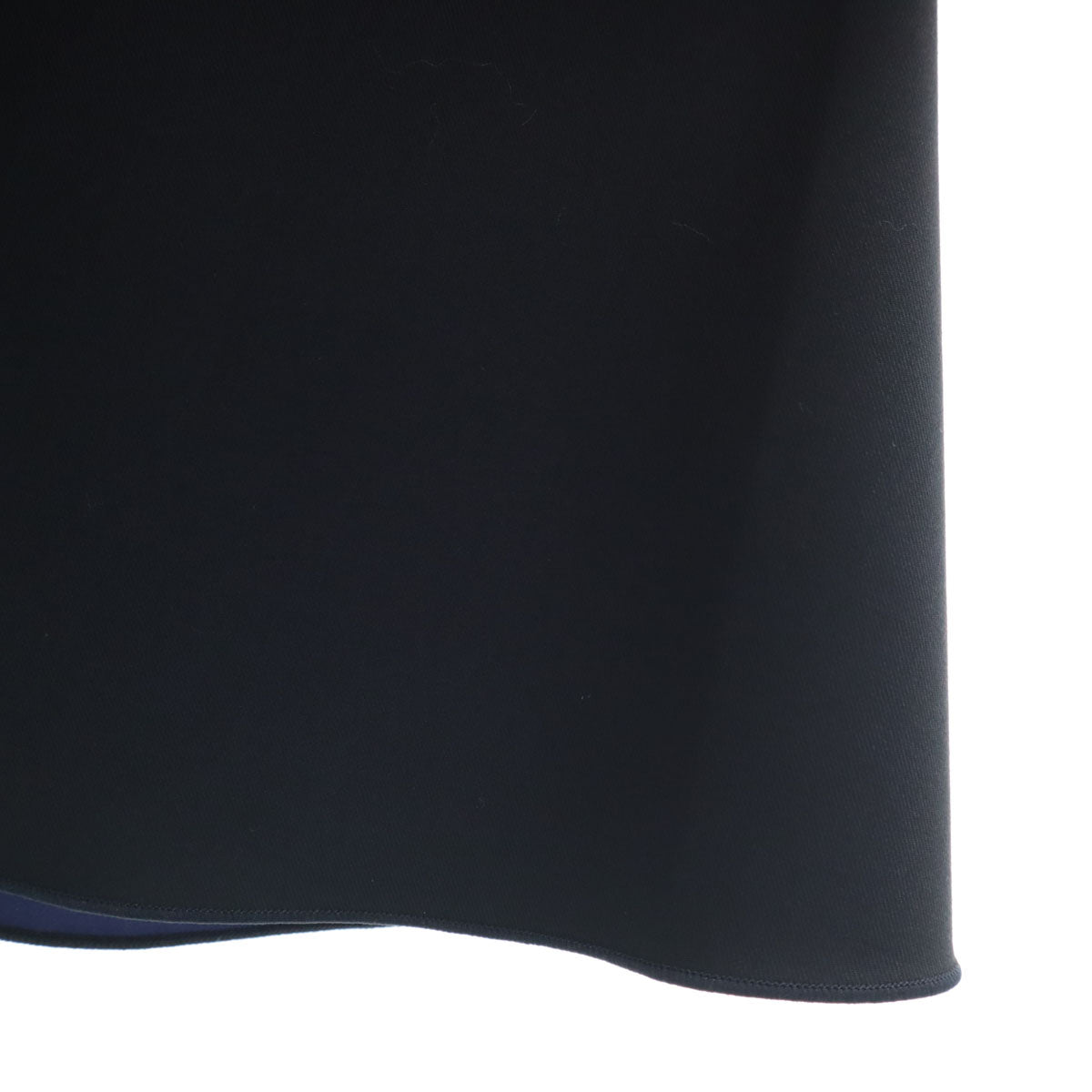 BLUE LABEL CRESTBRIDGE ブルーレーベルクレストブリッジ ミディ丈 フレアスカート 濃紺 レディース