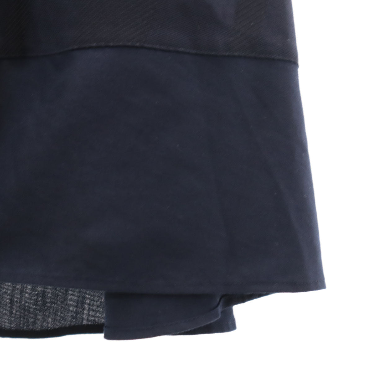 BLUE LABEL CRESTBRIDGE ブルーレーベルクレストブリッジ チェック柄 ミモレ丈 フレアスカート 38 ネイビー レディース