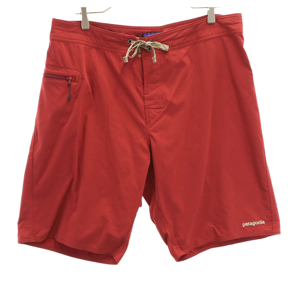 patagonia パタゴニア ボード ショートパンツ W36 レッド アウトドア メンズ