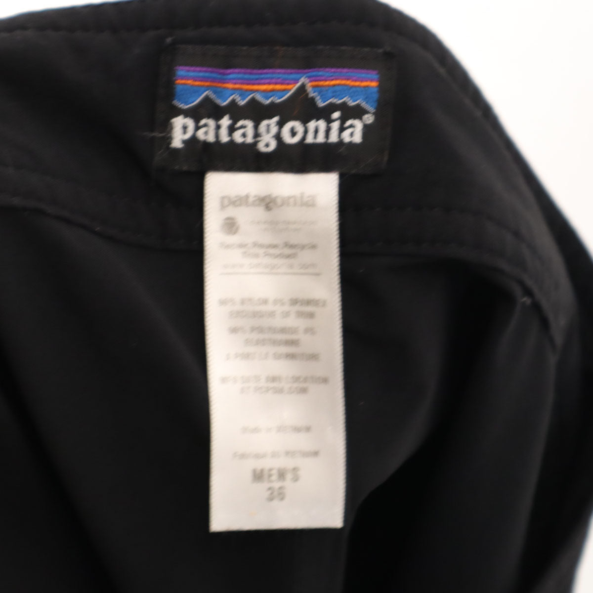 patagonia パタゴニア ボード ショートパンツ W36 ブラック 86541SP12 アウトドア メンズ
