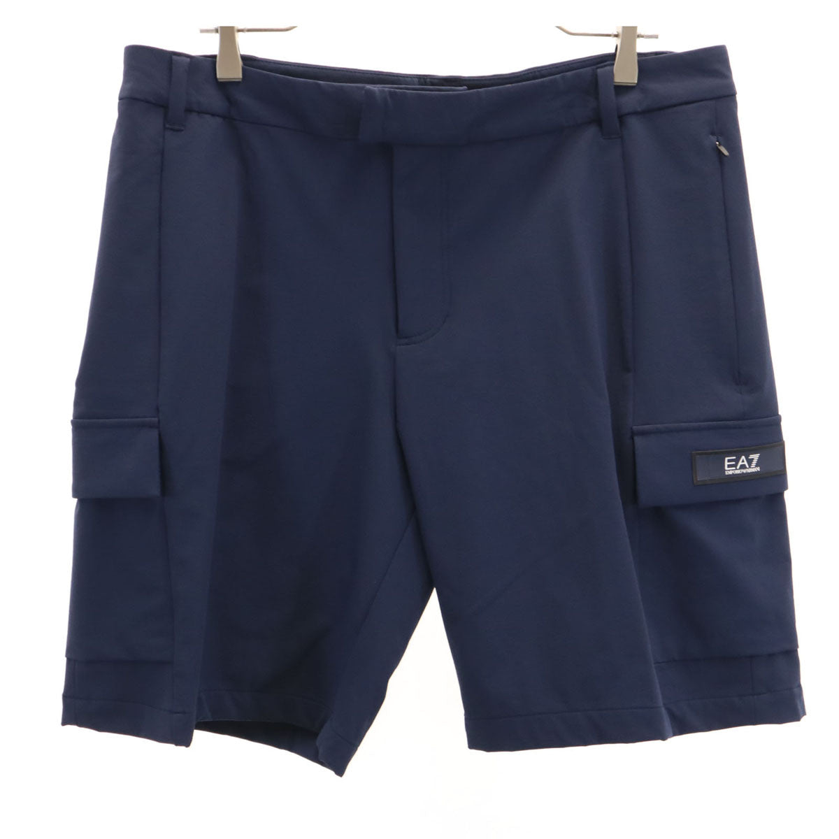 美品 Emporio Armani エンポリオアルマーニ カーゴショートパンツ XL ネイビー メンズ