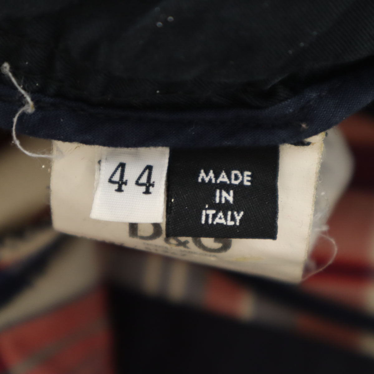 D&G DOLCE&GABBANA ディーアンドジー ドルチェアンドガッバーナ イタリア製 チェック柄 カーゴショートパンツ 44 レッド メンズ