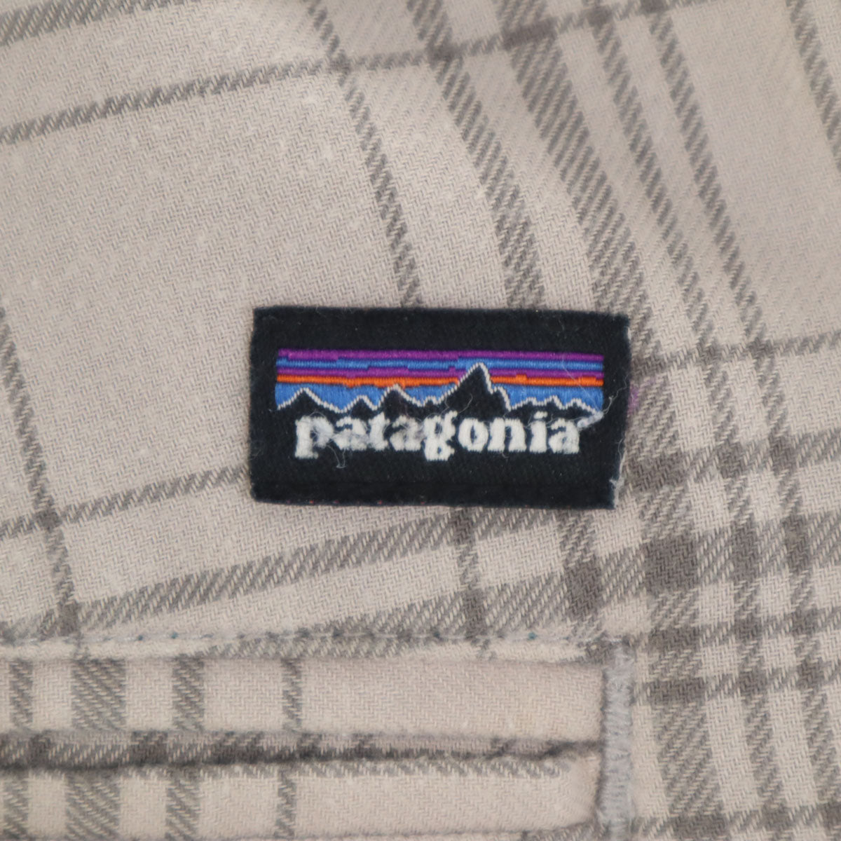 patagonia パタゴニア チェック柄 ショートパンツ W34 グレージュ 57480SP12 アウトドア メンズ