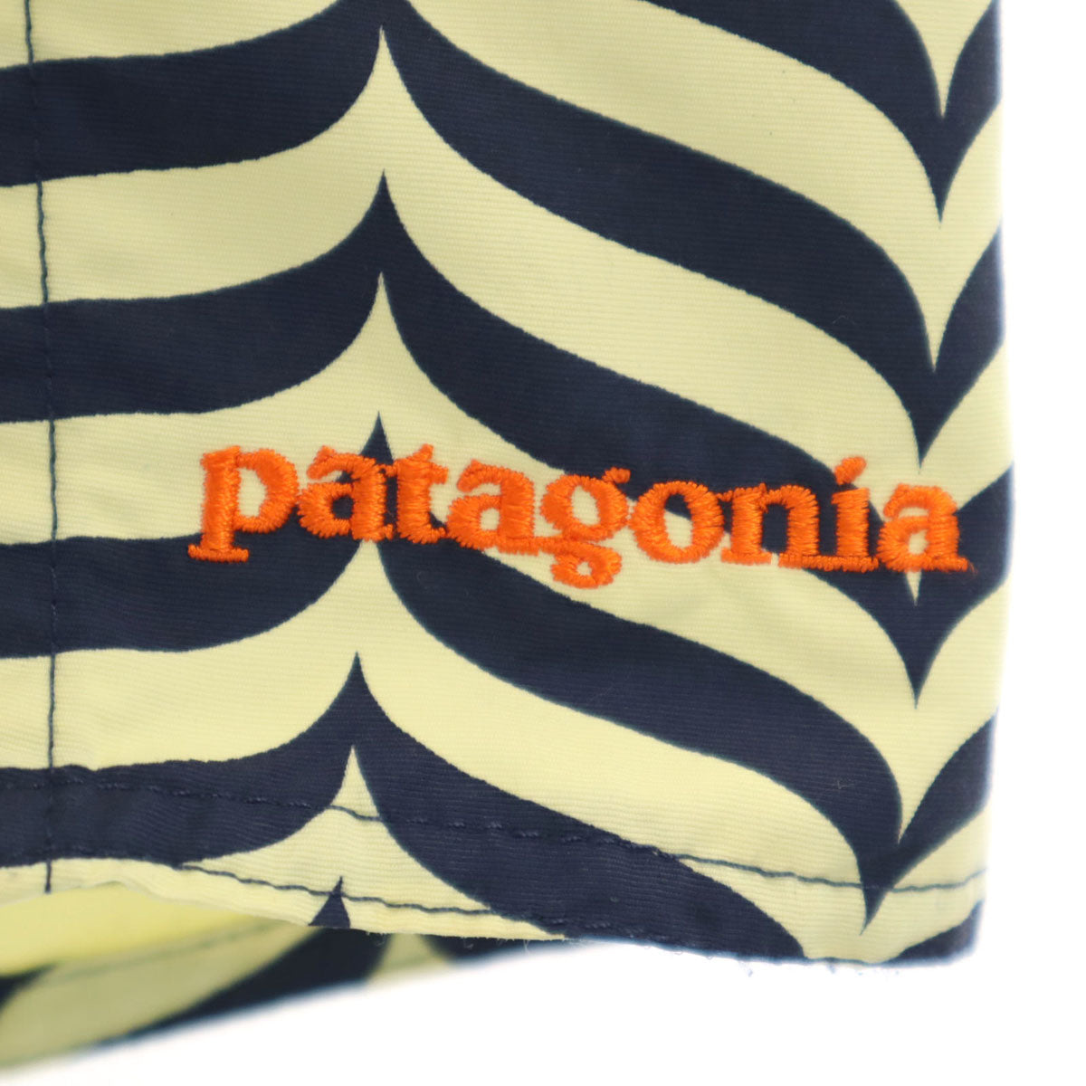 patagonia パタゴニア 総柄 ボード ショートパンツ W34 イエロー 86722SP11 アウトドア メンズ