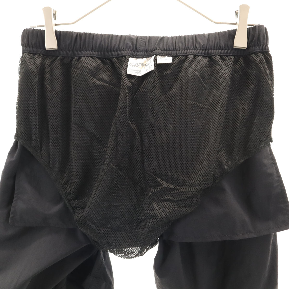 未使用 Gramicci グラミチ BEAUTY&YOUTH UNITED ARROWS ビューティーアンドユース ユナイテッドアローズ別注 ショートパンツ S ブラック インナーパンツ付き アウトドア メンズ