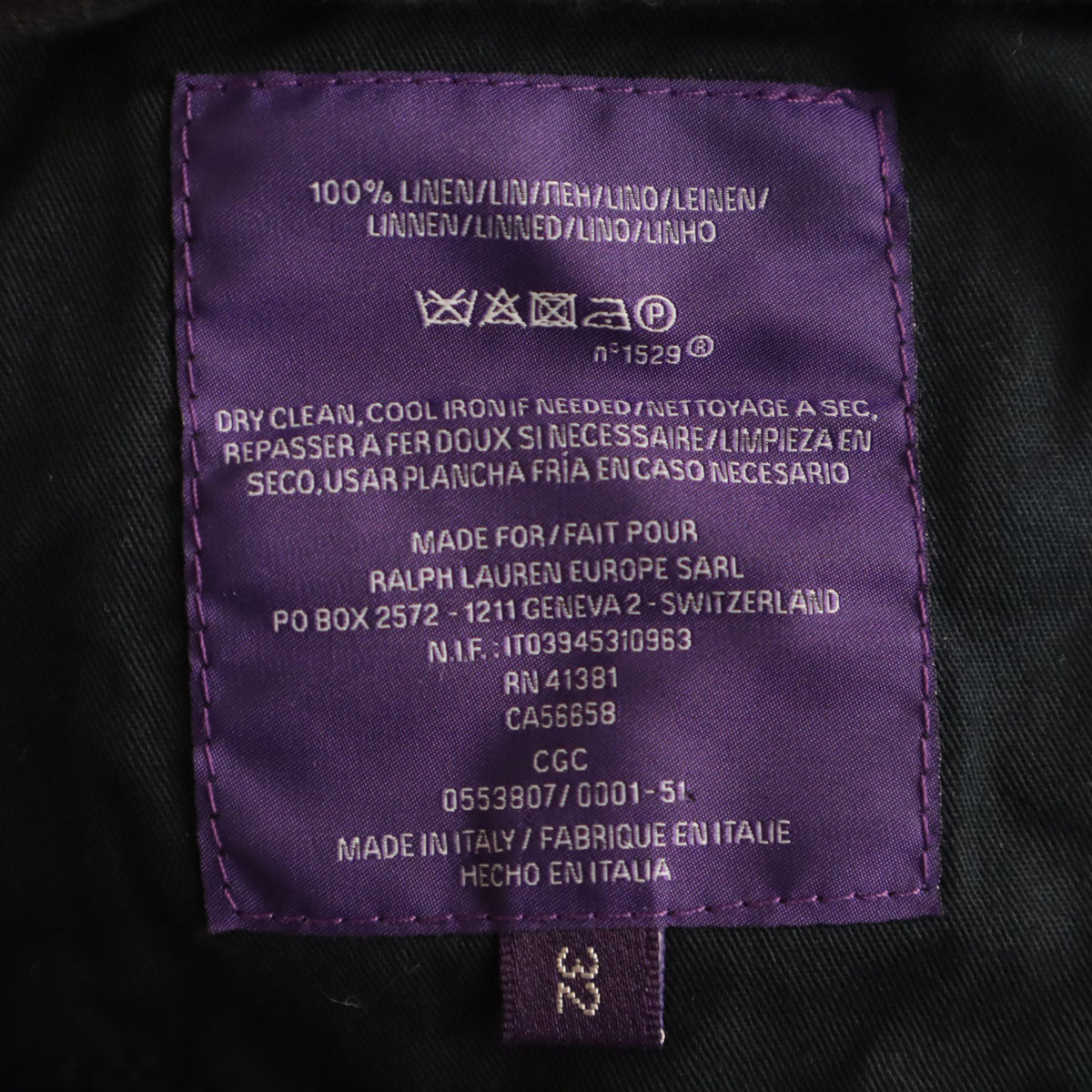 RALPH LAUREN ラルフローレン パープルレーベル ショートパンツ W32 ネイビー メンズ
