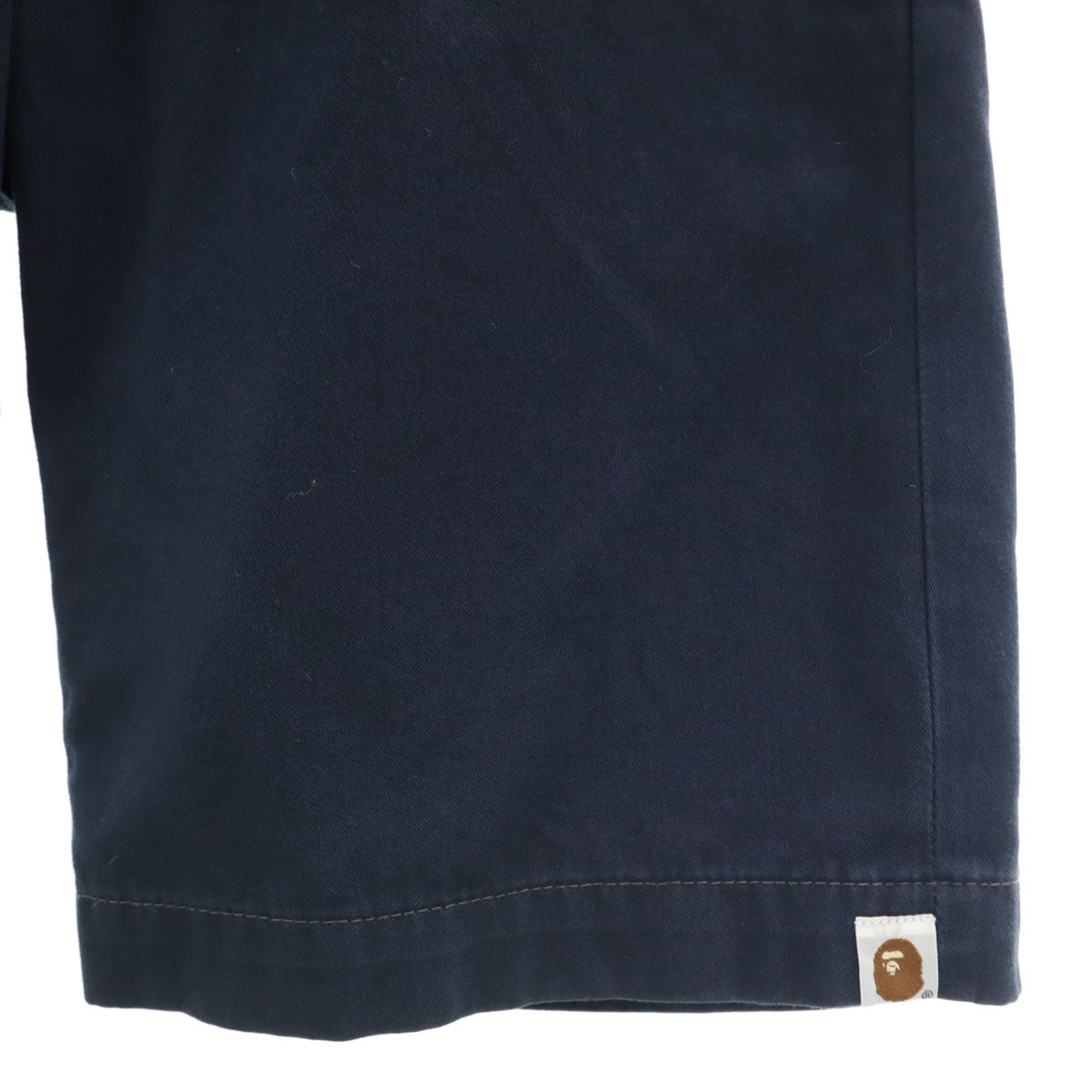 A BATHING APE アベイシングエイプ 日本製 ショートパンツ S ネイビー メンズ