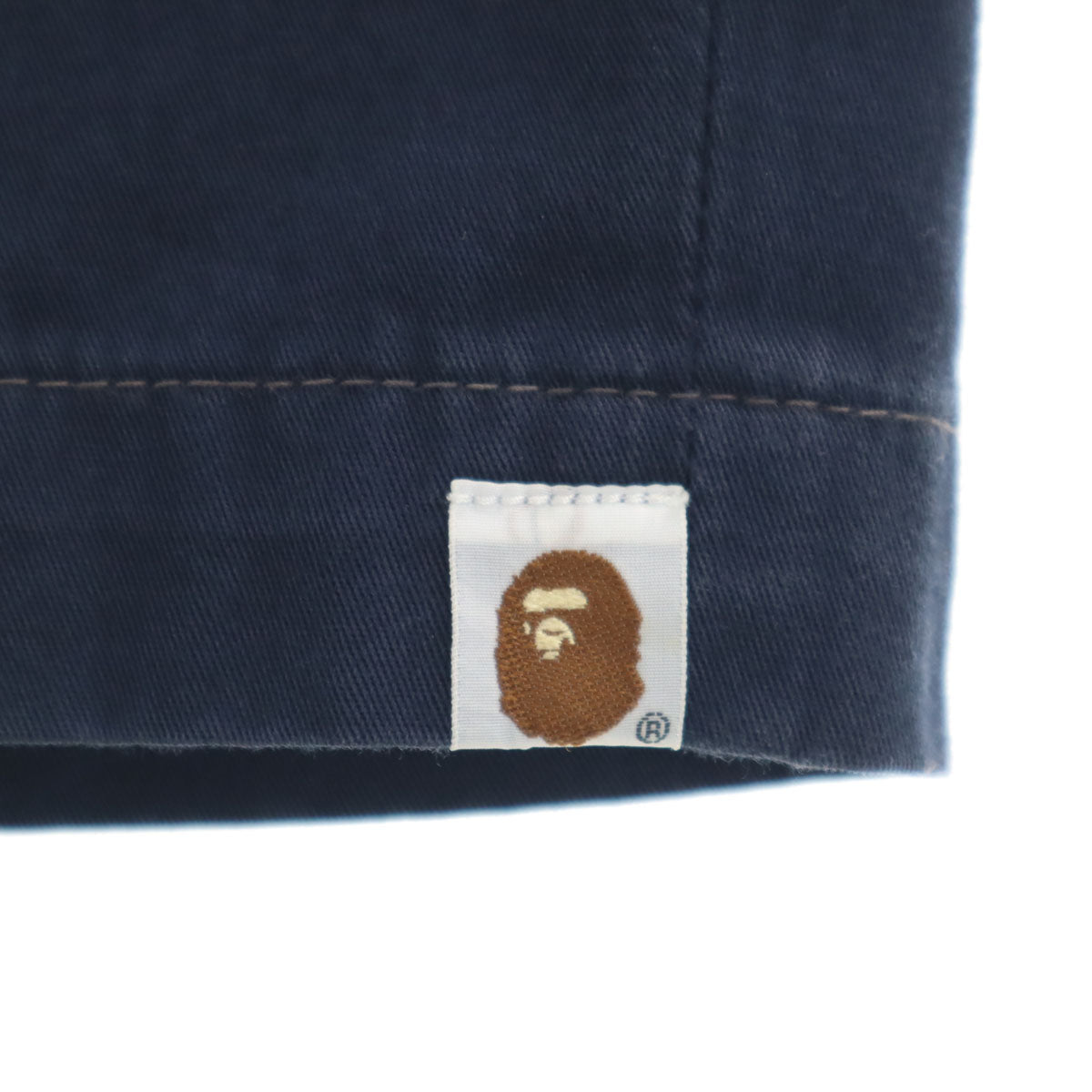 A BATHING APE アベイシングエイプ 日本製 ショートパンツ S ネイビー メンズ