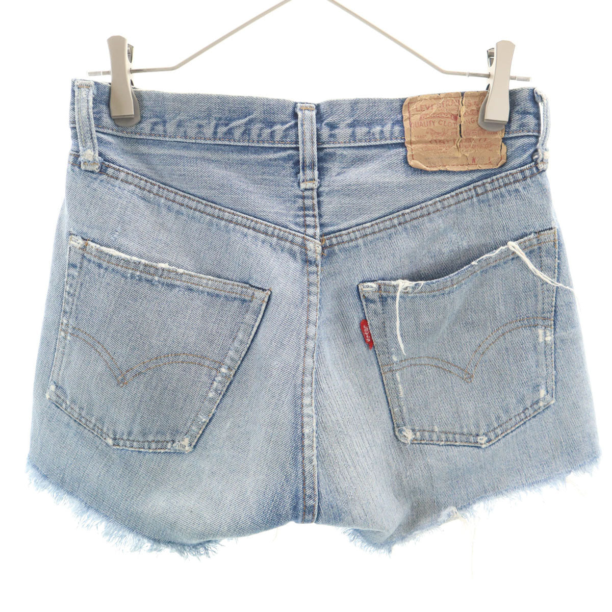 Levi's リーバイス 80s 501 ヴィンテージ デニムショートパンツ W29 ウォッシュブルー レディース