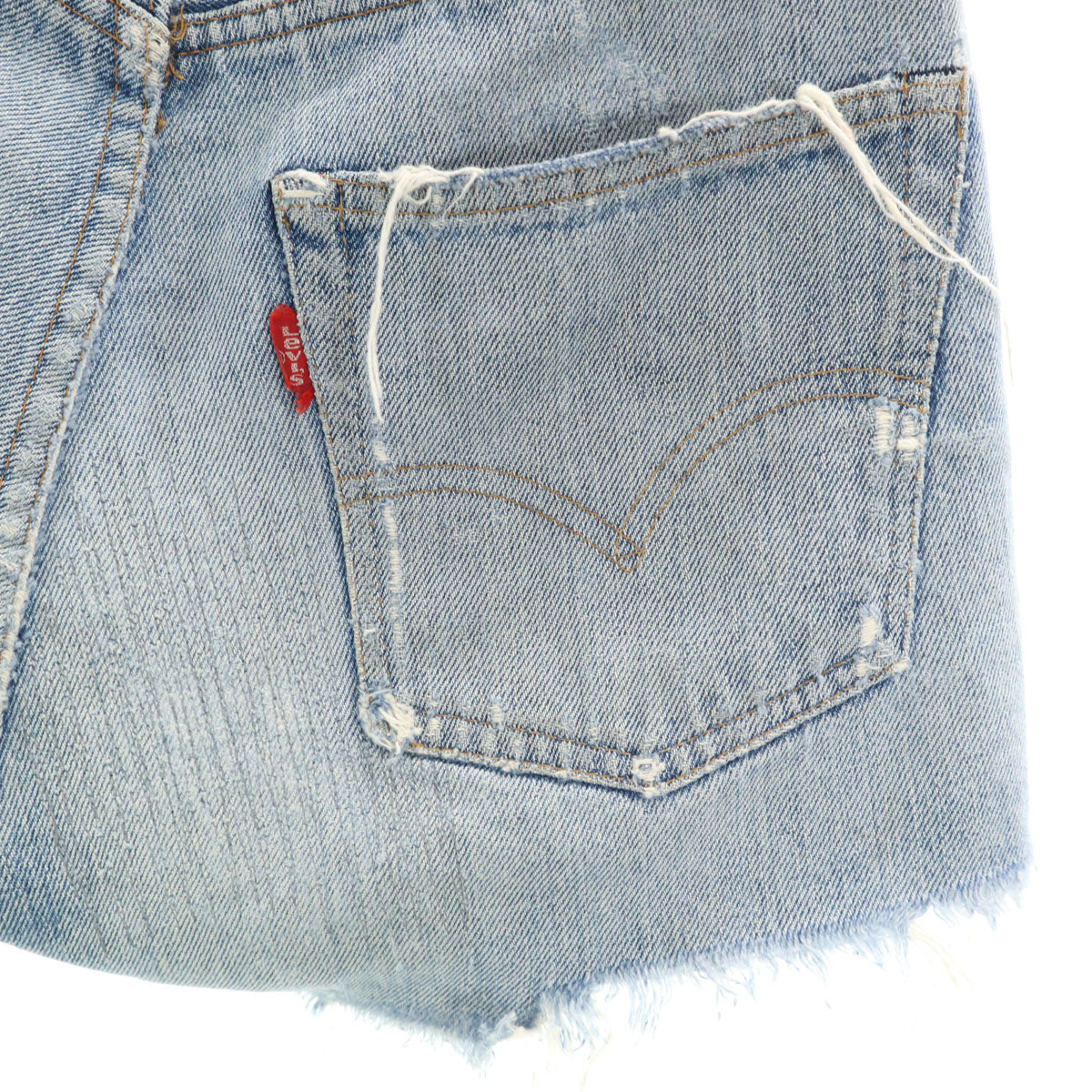 Levi's リーバイス 80s 501 ヴィンテージ デニムショートパンツ W29 ウォッシュブルー レディース
