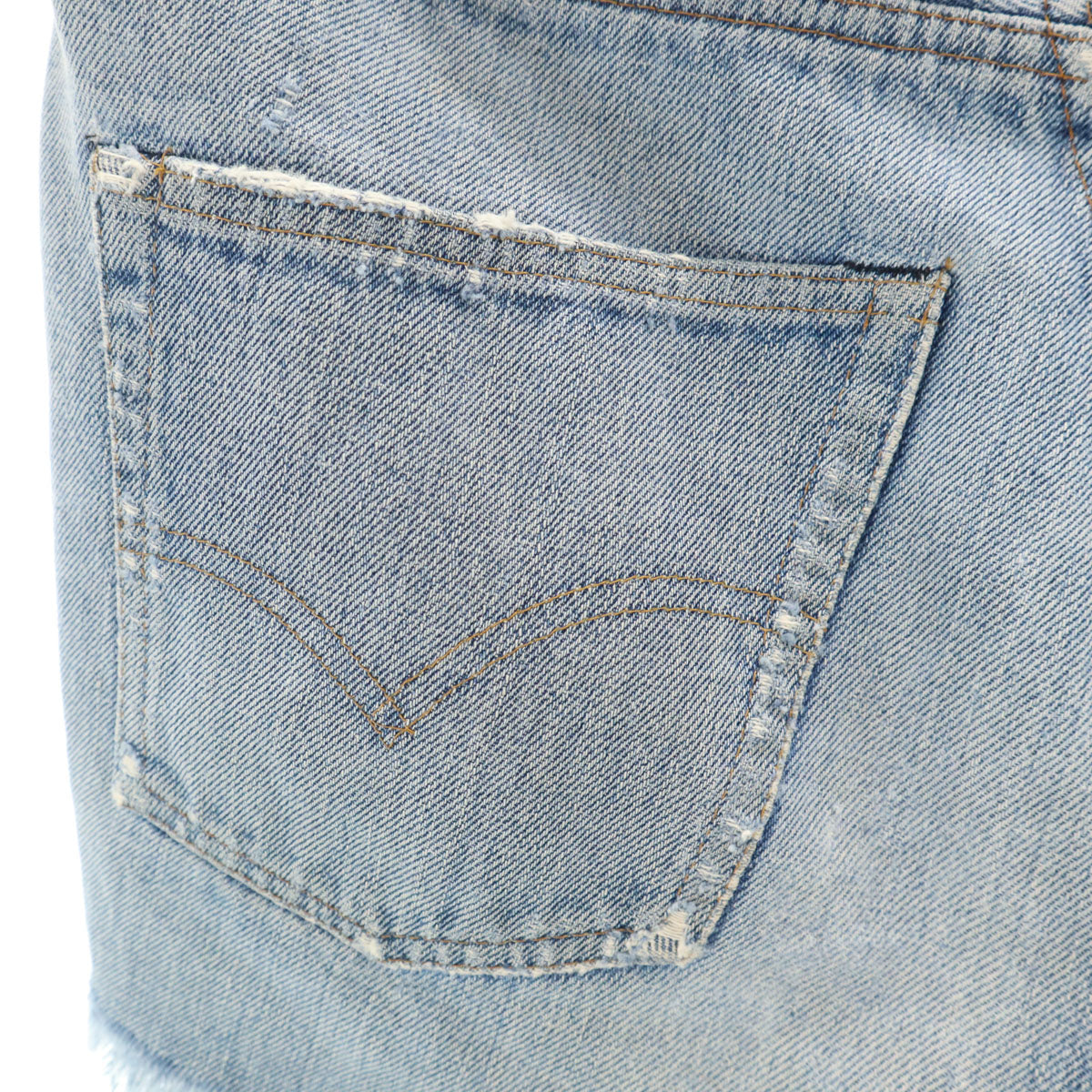 Levi's リーバイス 80s 501 ヴィンテージ デニムショートパンツ W29 ウォッシュブルー レディース
