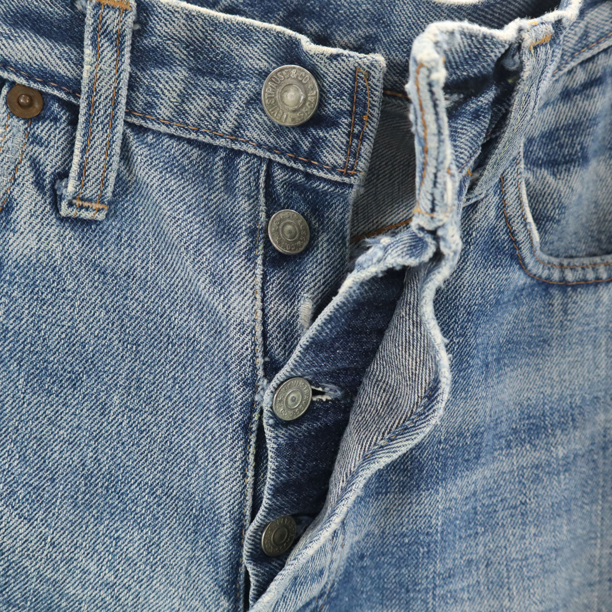 Levi's リーバイス 80s 501 ヴィンテージ デニムショートパンツ W29 ウォッシュブルー レディース