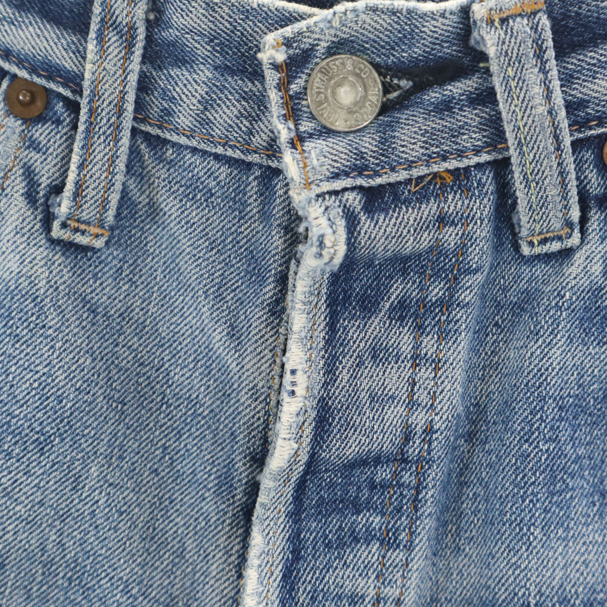 Levi's リーバイス 80s 501 ヴィンテージ デニムショートパンツ W29 ウォッシュブルー レディース
