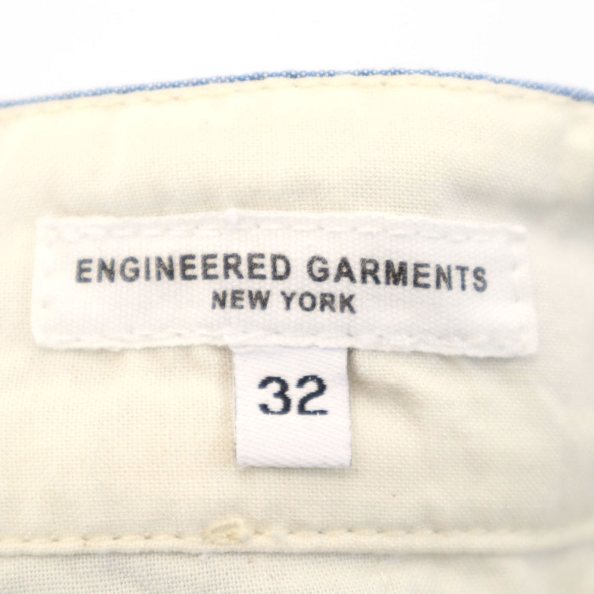 Engineered Garments エンジニアードガーメンツ USA製 シャンブレー ショートパンツ W32 ブルー メンズ