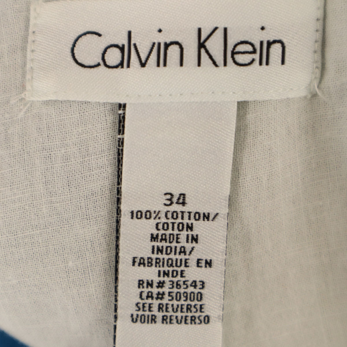 Calvin klein カルバンクライン ショートパンツ W34 ブルー系 メンズ