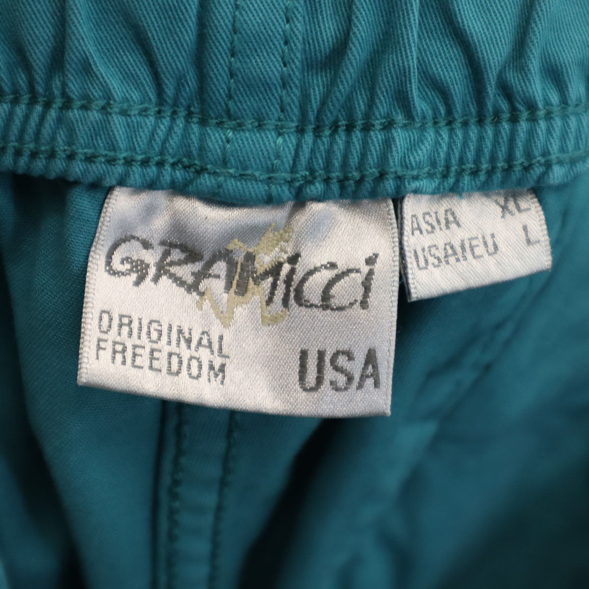 Gramicci グラミチ クライミングショートパンツ XL ターコイズ アウトドア メンズ
