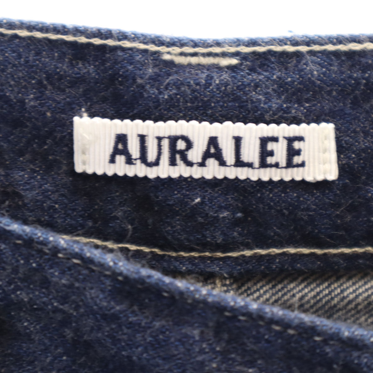 AURALEE オーラリー 日本製 デニムショートパンツ 1 インディゴ レディース